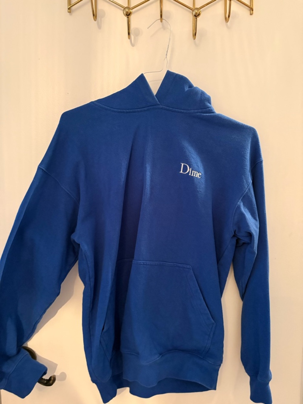 Dime Women's Royal Blue Hoodie Sweatshirt